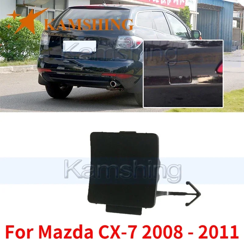 

Kamshing для Mazda CX-7 CX7 2008 2009 2010 2011, задний бампер, фаркоп, крышка, хвостовая крышка прицепа, декоративная крышка, буксировочная крышка, отделка корпуса