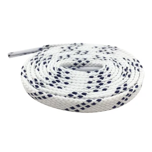 Шнурки Weiou двухслойные унисекс спортивные, Классические плоские, для кроссовок, для детей и взрослых, черные, белые, 0,8 см