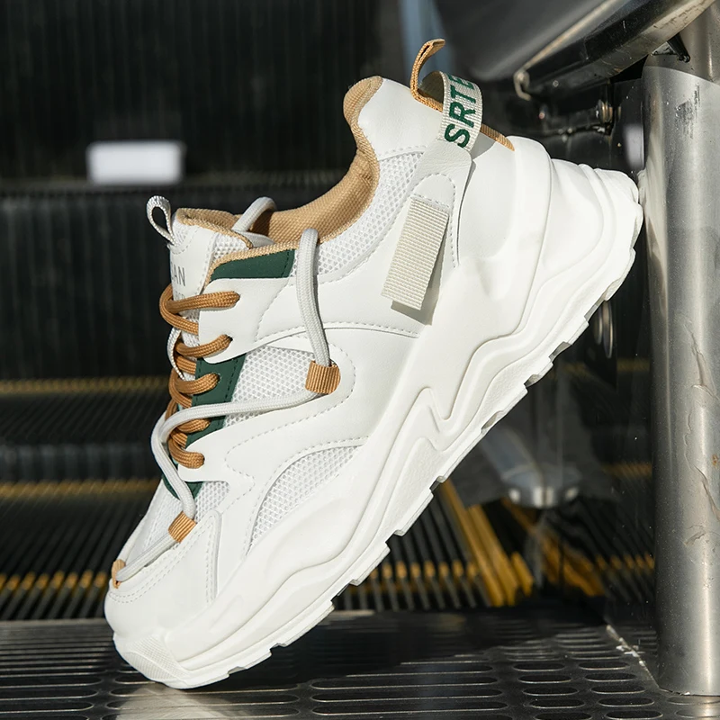 

Fashion Heightened Mesh Breathable Shoes 2022 Autumn New Women Casual Shoes Thick Bottom Non-slip Rubber Outsole Female Shoes 40