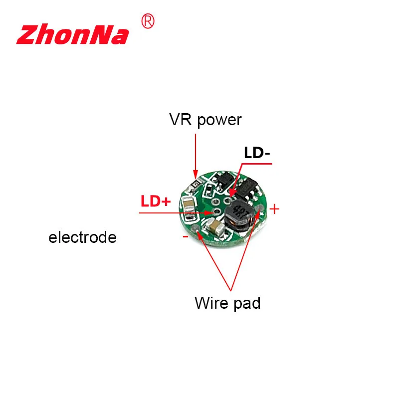 450nmLaser Монтажные Аксессуары для печатной платы для вождения OsramSharp Diode enter3-5V Boost Выход: 5-6 кругов диаметр 11 мм (art.: 3920bde67d5bf) - 3920bde67d5bf