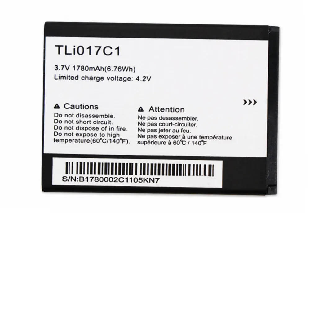 Аккумуляторы TLI017C1 для смартфонов Alcatel One Touch PIXI 3, 1780 мАч,  3,7 Вт/ч, 4,5 в, 5019D, 5017D, 5017A, 5017X, 5017, 5027B | AliExpress