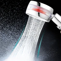 rainfall turbo fan shower head high pressure water saving handheld shower turbocharged spray nozzle bathroom accessory
