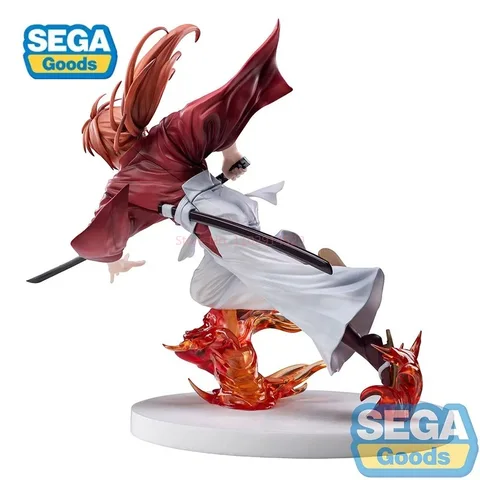 В наличии Sega Luminasta Rurouni Kenshin Himura Kenshin аниме призовая фигурка Коллекционный подарок для любителей самурая и коллекционеров
