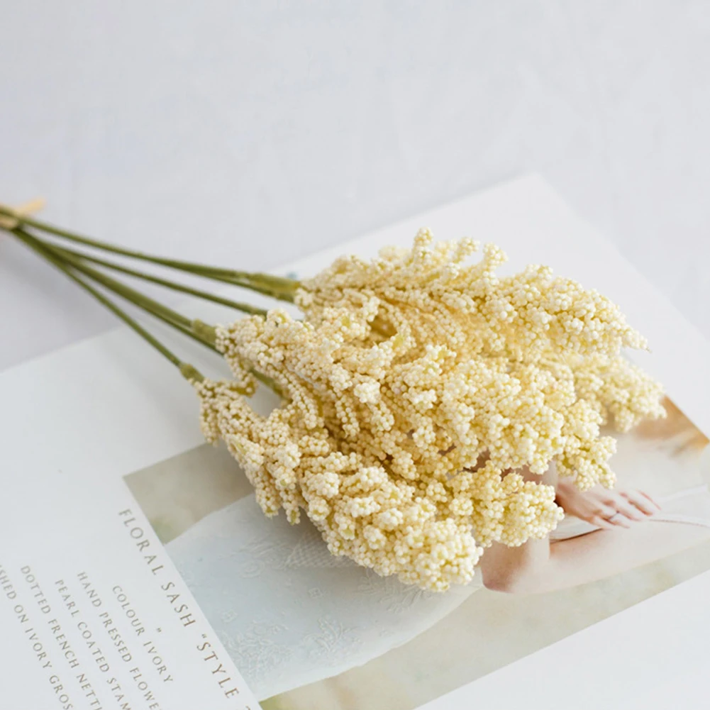 

6pcs Gift Home Decor Arrangement For Wedding Wheat Grass DIY Artificial Flower