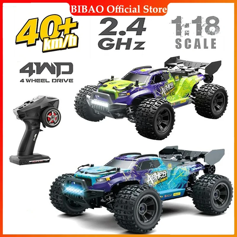 1:18 40 км/ч бесщеточный Радиоуправляемый Дрифтерный автомобиль с фонариками 4WD