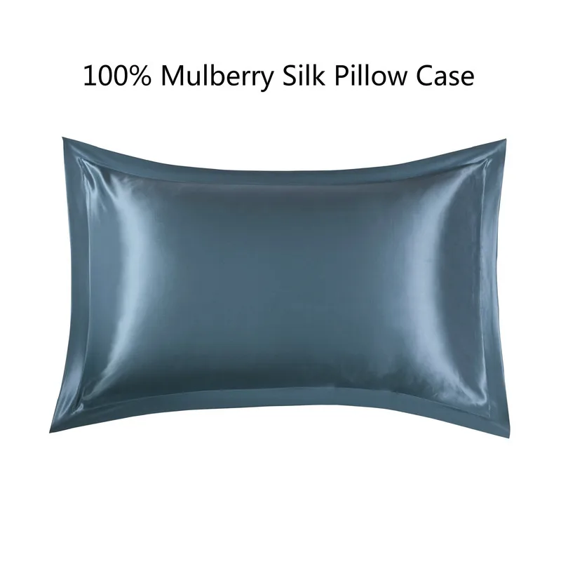 

2 Pcs 100% Silk Pillowcase 19 Momme Mulberry Silk Body Pillow Cover Satin Pillowcase for Hair and Skin