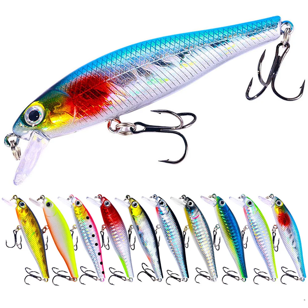 

8.8cm/9g Artificial Bait Minnow Fishing Lure Bass Crankbait Tackle Wobbler Iscas Pesca Fishing Tackle Gear Accessories