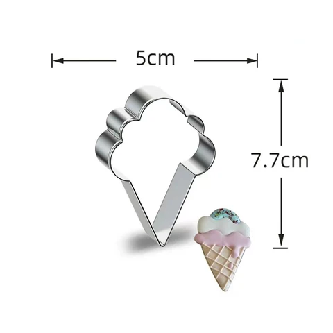 Форма для летового мороженого, форма для печенья из нержавеющей стали, форма для мороженого, фруктового льда, форма для печенья, инструменты для украшения выпечки