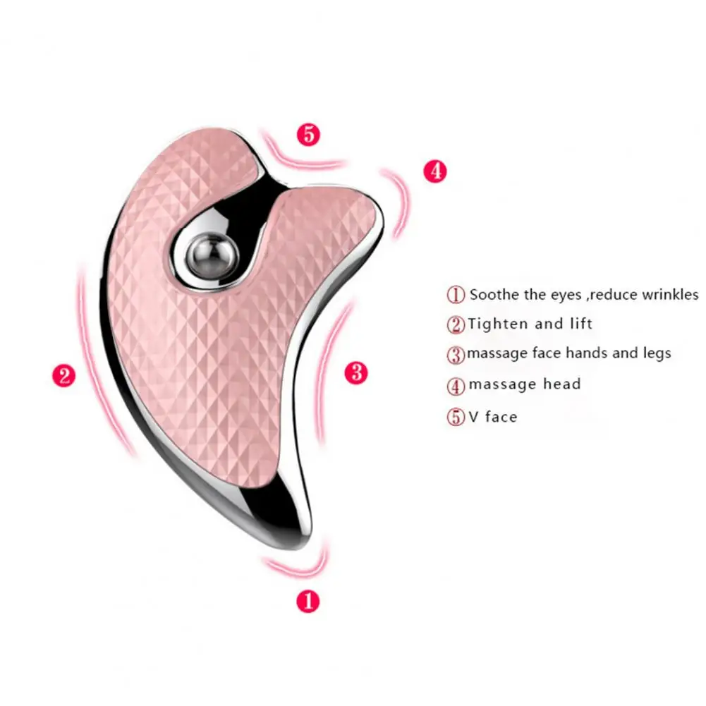 

Facial Care Tool Comfortable to Hold V-shape Ultrasonic Face Massager for Home