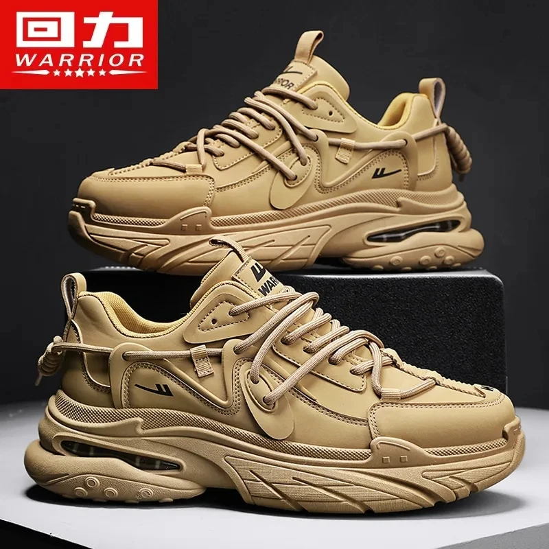 

Warrior Classic Style Thick Sole Sneakers For Men Retro Casual Fashion Dad Shoes Star Hair Stylist Running Shoes High-quality Pa