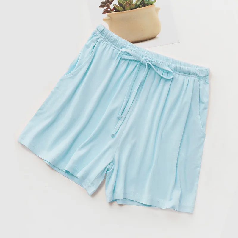 

Новые женские брюки Fdfklak, одежда для сна из модала, домашние штаны, удобные шорты большого размера, женские пижамные штаны