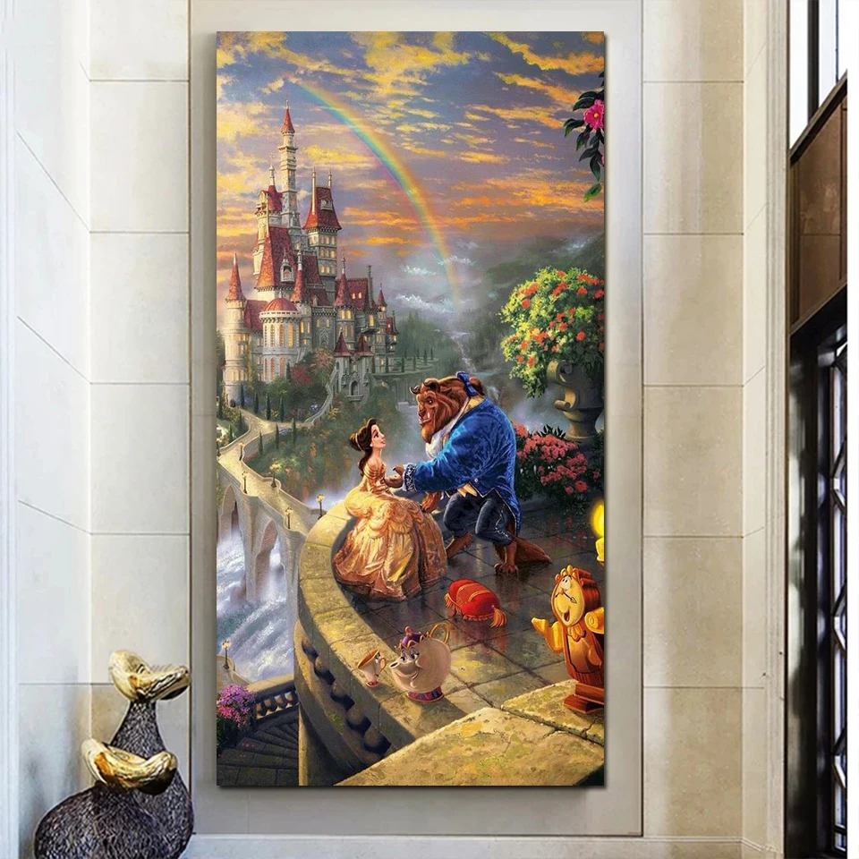 

Набор для алмазной вышивки «Красавица и Чудовище», D275