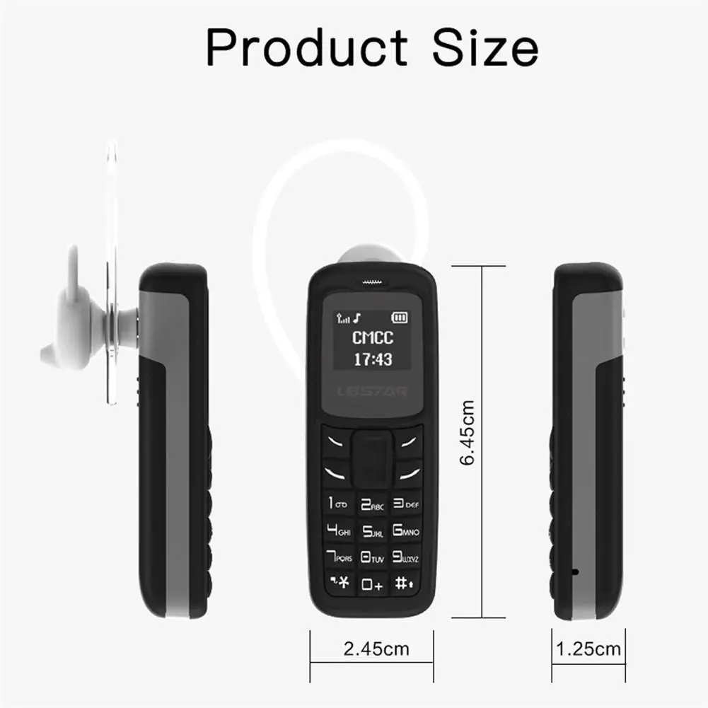 Mini Phone L8star Bm30 Wireless Bluetooth-compatible Mobile Phone Headset Dialer Pocket Gsm Small Cell phone for Driving Sports images - 6