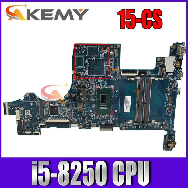 

Материнская плата для ноутбука HP Pavilion 15-CS TPN-Q208 DA0G7BMB6D1 G7B с SR3LA