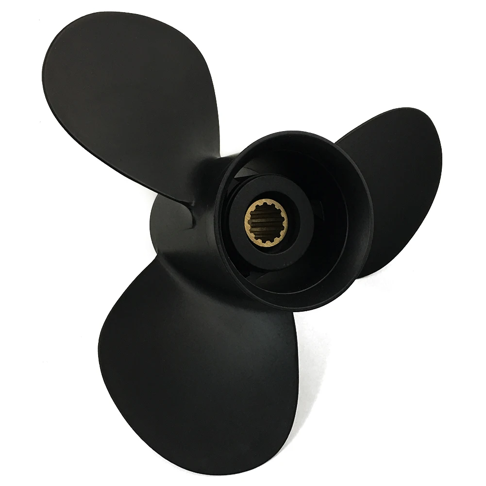 Boat Propeller 11.1x14 for Tohatsu 40HP-60HP 3 Blades Aluminum 13 Tooth RH OEM NO: 3T5B64529-1 11.1x14