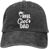 cool dad fisher fishing fathers dayl adjustable baseball cap unisex hip hop hat denim dad hat truck hat