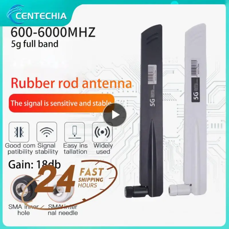 

1 шт., полнодиапазонная антенна 3G 4G, 600-6000 МГц, 18 дби, усиление SMA типа «папа» для беспроводной сетевой карты, Wi-Fi маршрутизатор с высокой чувствительностью сигнала