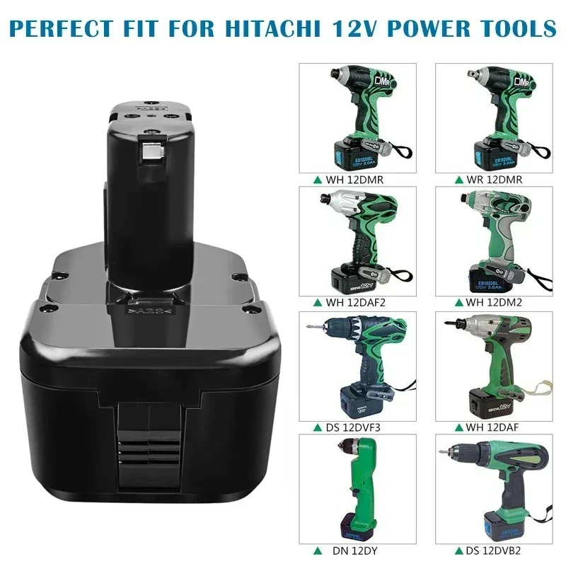 Сменный аккумулятор 12 В 3500 мАч для Hitachi EB1214S EB1212S EB1220HS 324360 322434 Eb1220bl DS12DVF3 DN12DY DH15DV EB122