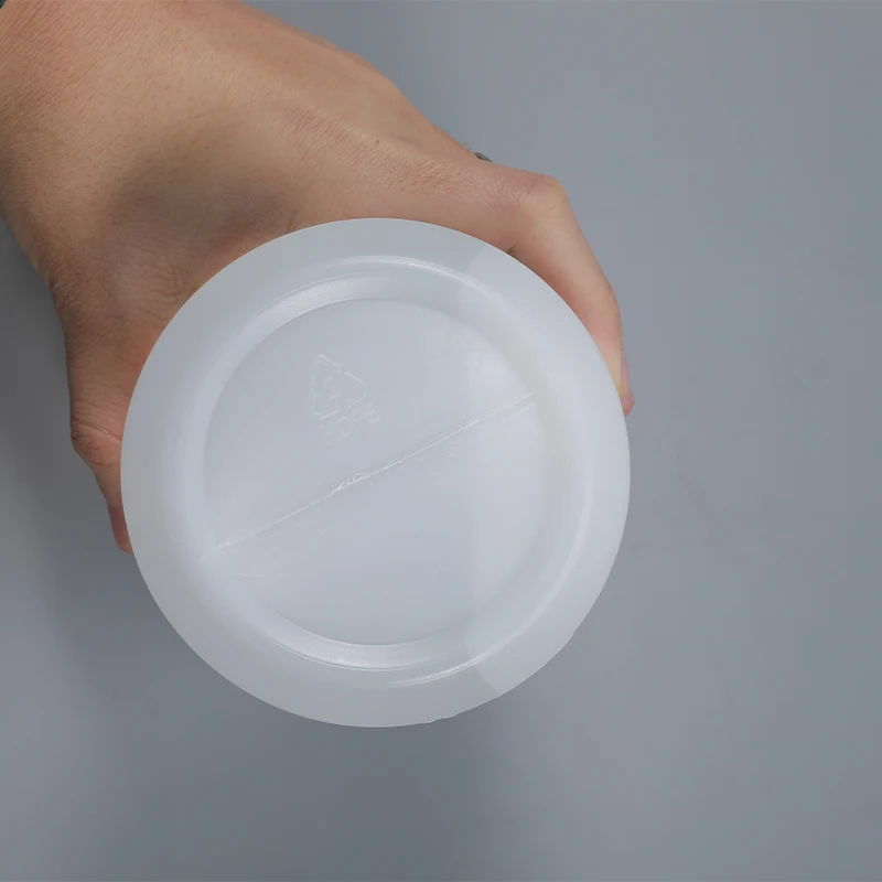 Пищевой класс пустая круглая пластиковая бутылка с крышкой Герметичная Бутылка