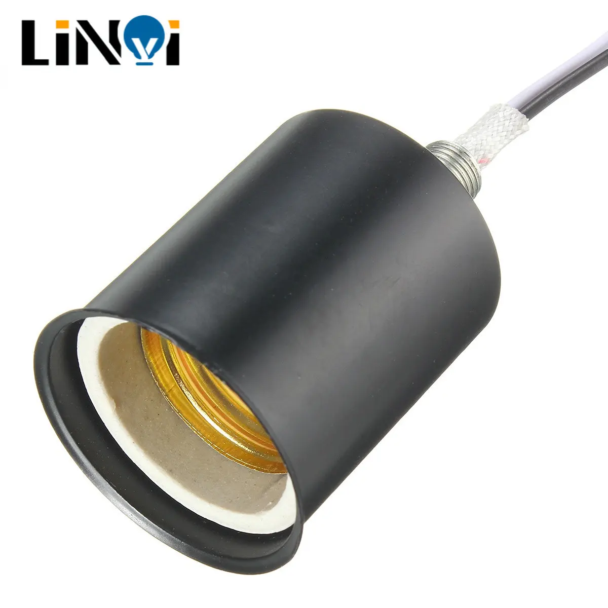 

Винтажная антикварная керамическая винтовая основа для лампы Эдисона E27 в стиле ретро, основа для лампы 220 В, подвесная розетка, основа для л...