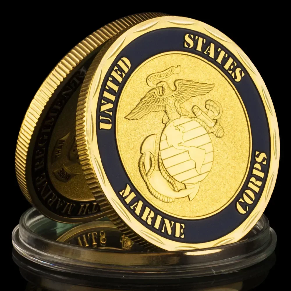 Сувенирные монеты Корпуса морской пехоты США 8-й полк креативный подарок
