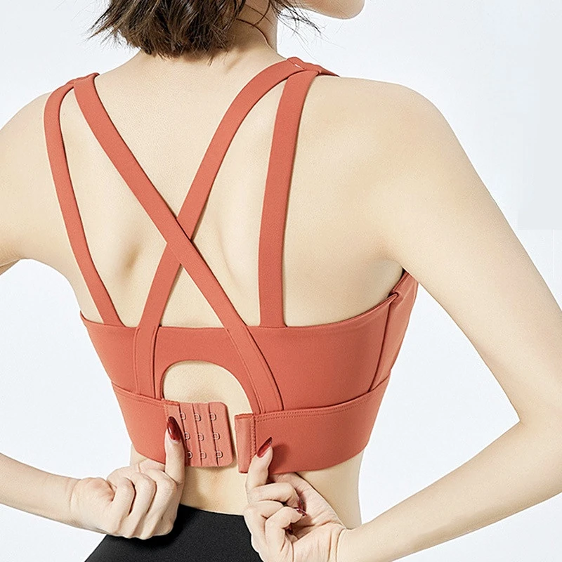 

Бюстгальтер для йоги, сексуальный спортивный Топ для женщин, фитнес, пуш-ап, тренировочная рубашка для бега, ударопрочный спортивный жилет, ...