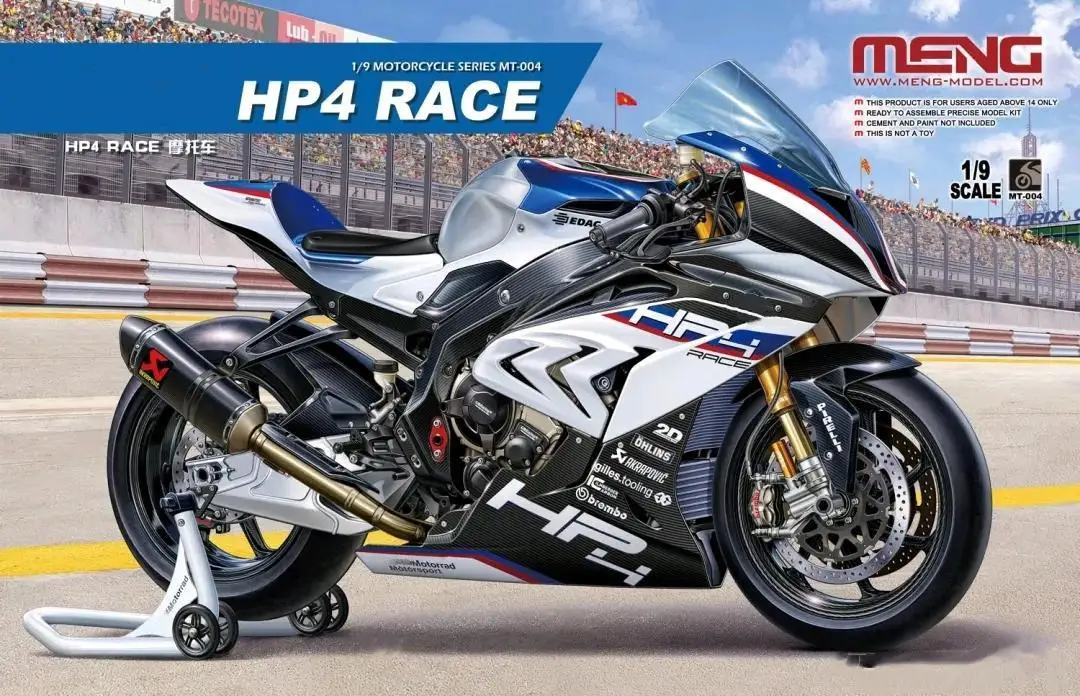 

MENG MT-004 1/9 scale MOTORCYCLE SERIES HP4 RACE model kit