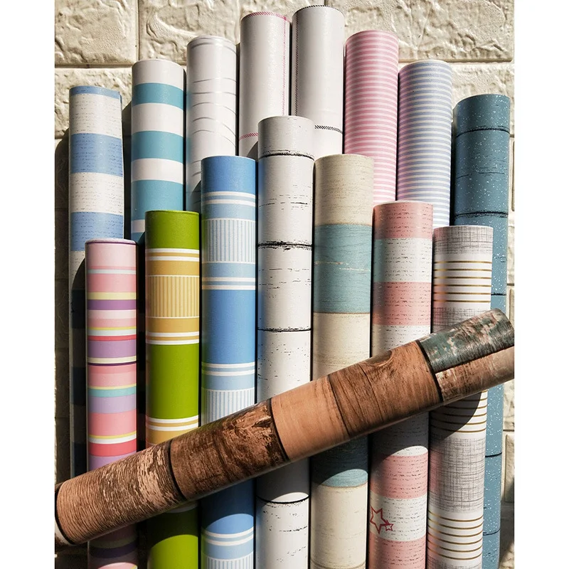 

Self Adhesive Wallpaper Wood Grain Wallpaper Bedroom Furniture Renovation Waterproof Self Adhesive Wallpaper Home Decoration