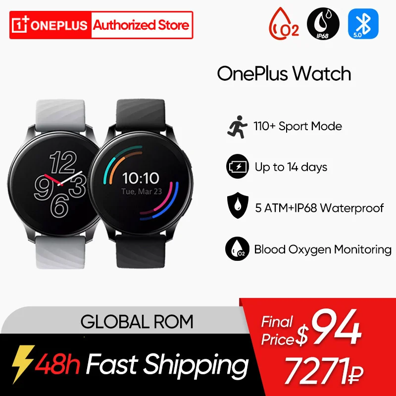 Best Offers OnePlus Watch Global Rom 4GB Smart Watch Blood Oxygen Up to 14 day GPS Female/Male watch For OnePlus 10 Pro 9 Pro Nord 2 9rt Best Offers OnePlus Watch Global Rom 4GB Smart Watch Blood Oxygen Up to 14 day GPS Female/Male watch For OnePlus 10 Pro 9 Pro Nord 2 9rt