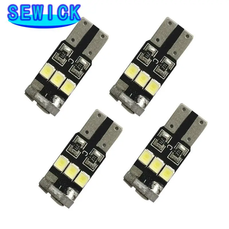 300Pcs 194 168 501 Canbus T10 LED Car Light Bulbs 2835 9Smd Maker Lights Auto Reading /Door/Wedge Lamp White DC12V | Автомобили и