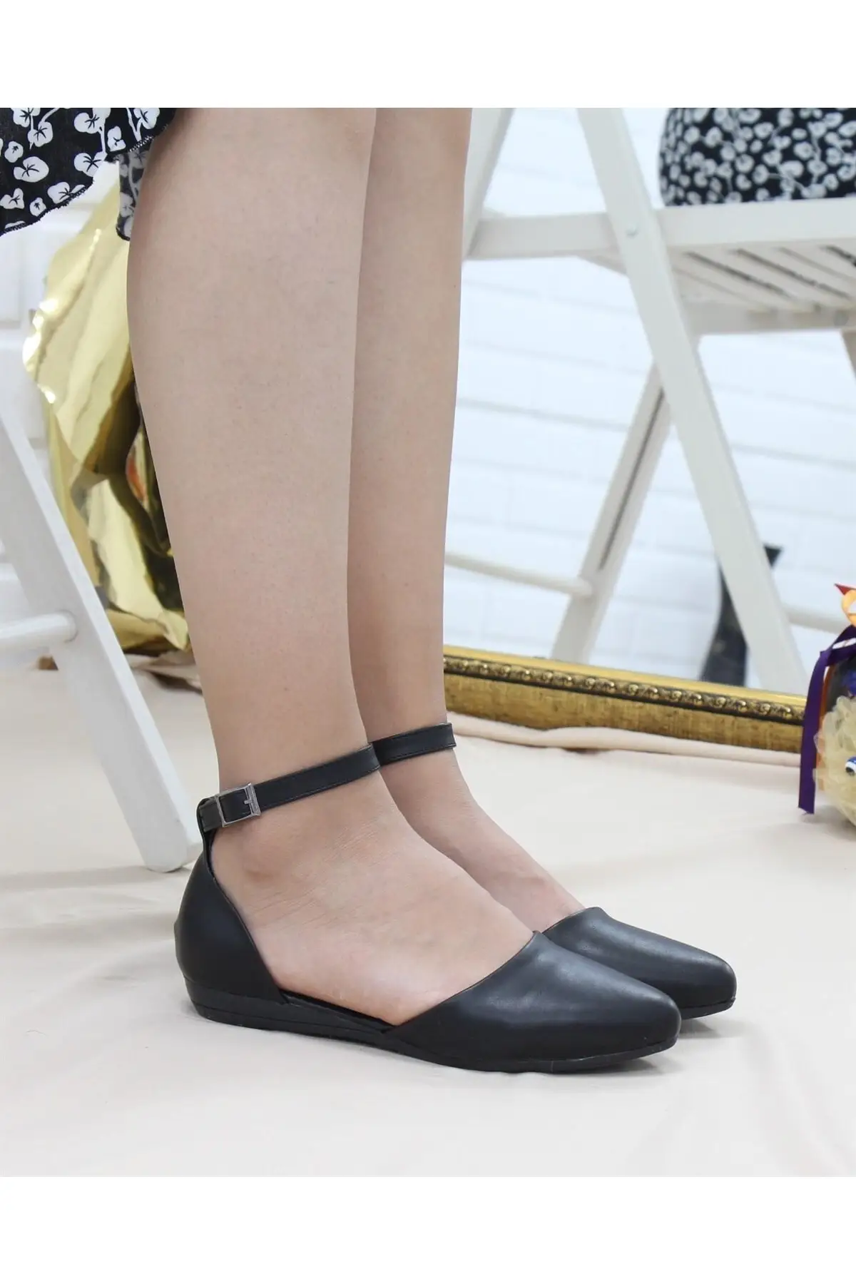 

Women Flats Shoes Cenice Black Open Side Summer Fashion Flats For Ladies Casual Shoes Elegant Flat Summer Footwear