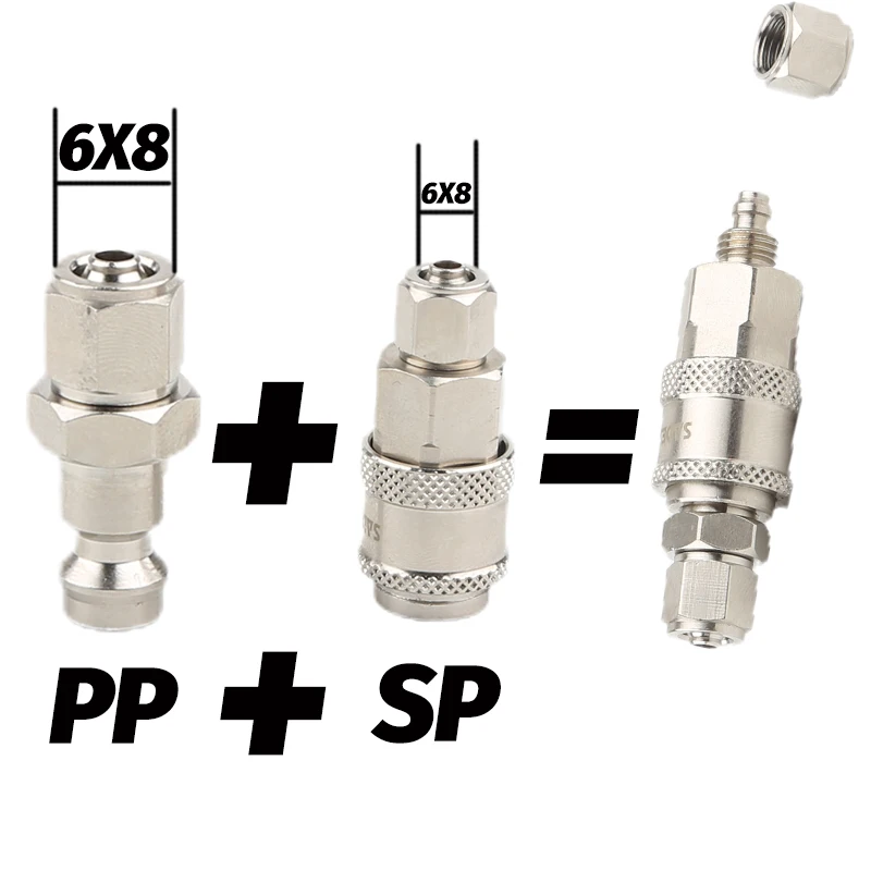 

SM SF SH SP Самоблокирующийся шланговый соединитель Разъем Воздушные компрессоры Шланг Фитинги одним касанием Соединение Пневматика Быстрый соединитель