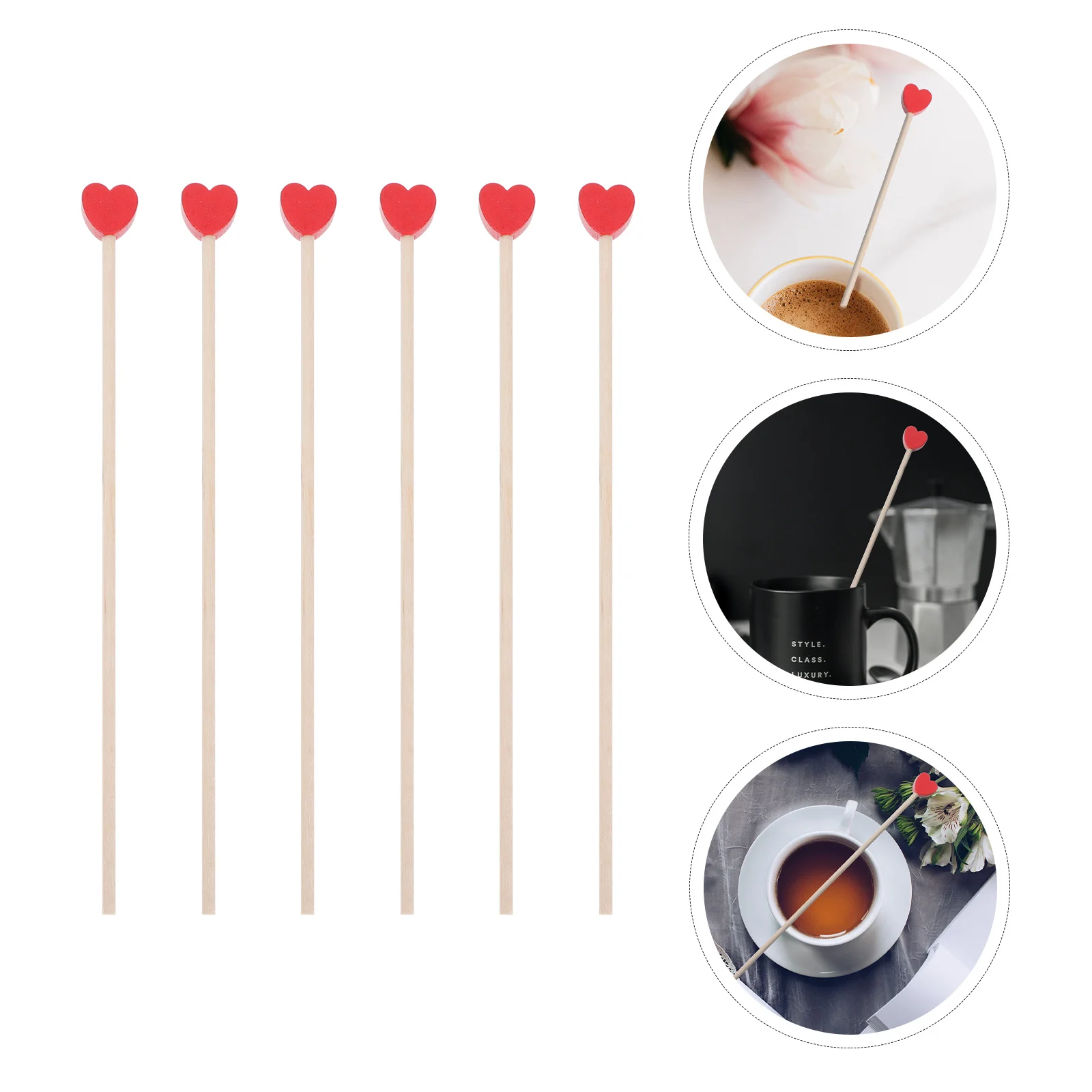 

Stick Stirring Sticks Cocktail Stirrer Rod Mixing Beverage Drink Coffee Stirrers Stir Honey Bar Mixer Swizzle Rods Fruit Muddler