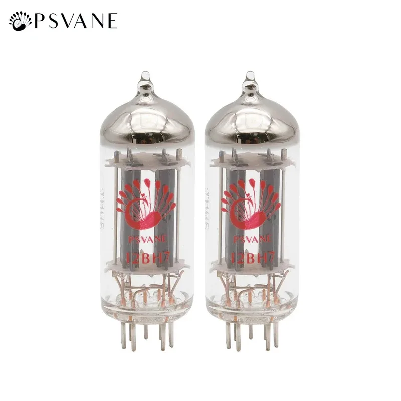 Фото PSVANE 12BH7 ламповый клапан заменяет 12BH7A 6N6 7119 для HIFI аудио клапана комплект электронного лампового усилителя DIY соответствующий Quad №3