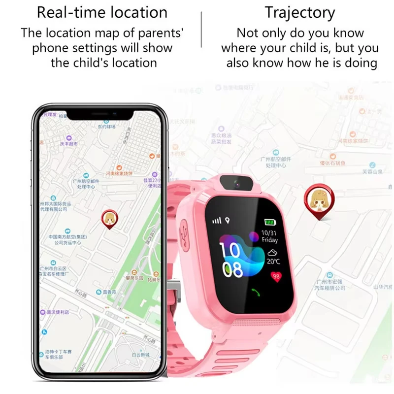 Xiaomi 4G Детские Смарт-часы SOS GPS Местоположение Видеозвонок SIM-карта Камера