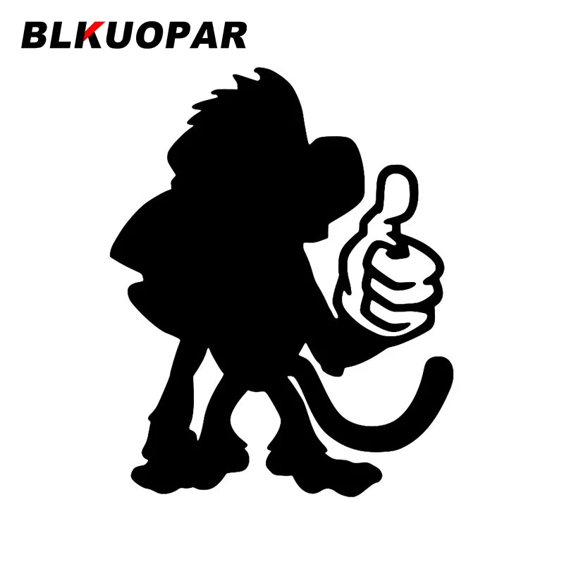 

Наклейка BLKUOPAR в виде животного для автомобиля, водонепроницаемая, солнцезащитная, высечка, логотип «сделай сам», защита от царапин, забавное креативное украшение для мотоцикла и автомобиля
