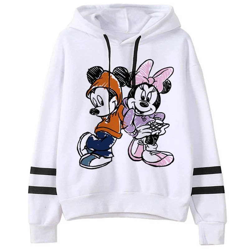

Hoodies Women Kawaii Disney Mickey mouse hoody for girl Funny Cartoon Cute Minnie Anime Sweatshirt Korean hoodie Female pullover