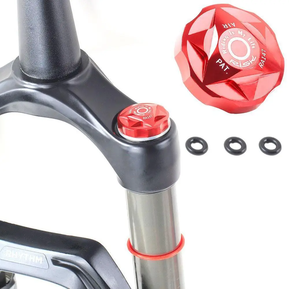 

Bike Suspension Fork Caps Aluminum Alloy Fork Shoulder Covers MTB Road Bicycle Air Fork Protector Anti-Dust Caps Parts