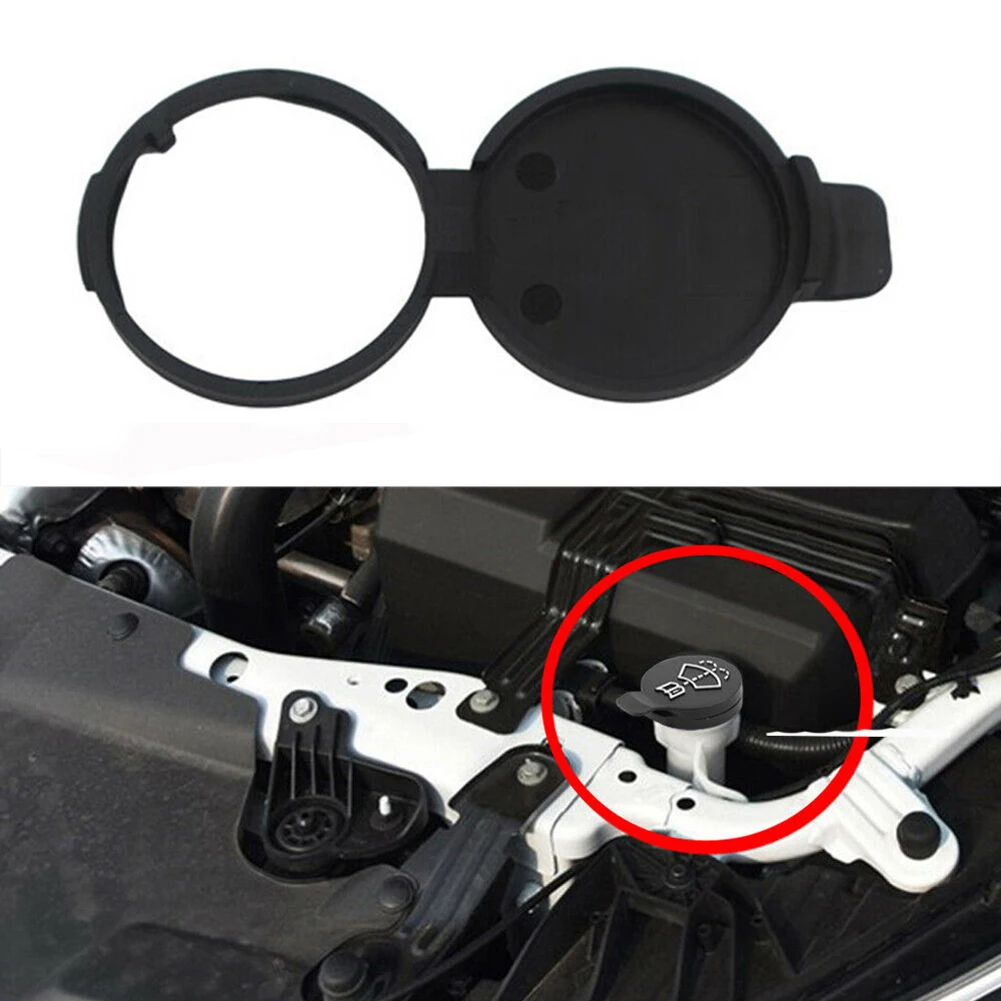 

1 PCS Car Washer Water Tank Bottle Cap Windshield Wiper Fluid Reservoir Cover For Buick Lid Cadillac CTS Camaro Cruz Glass Black