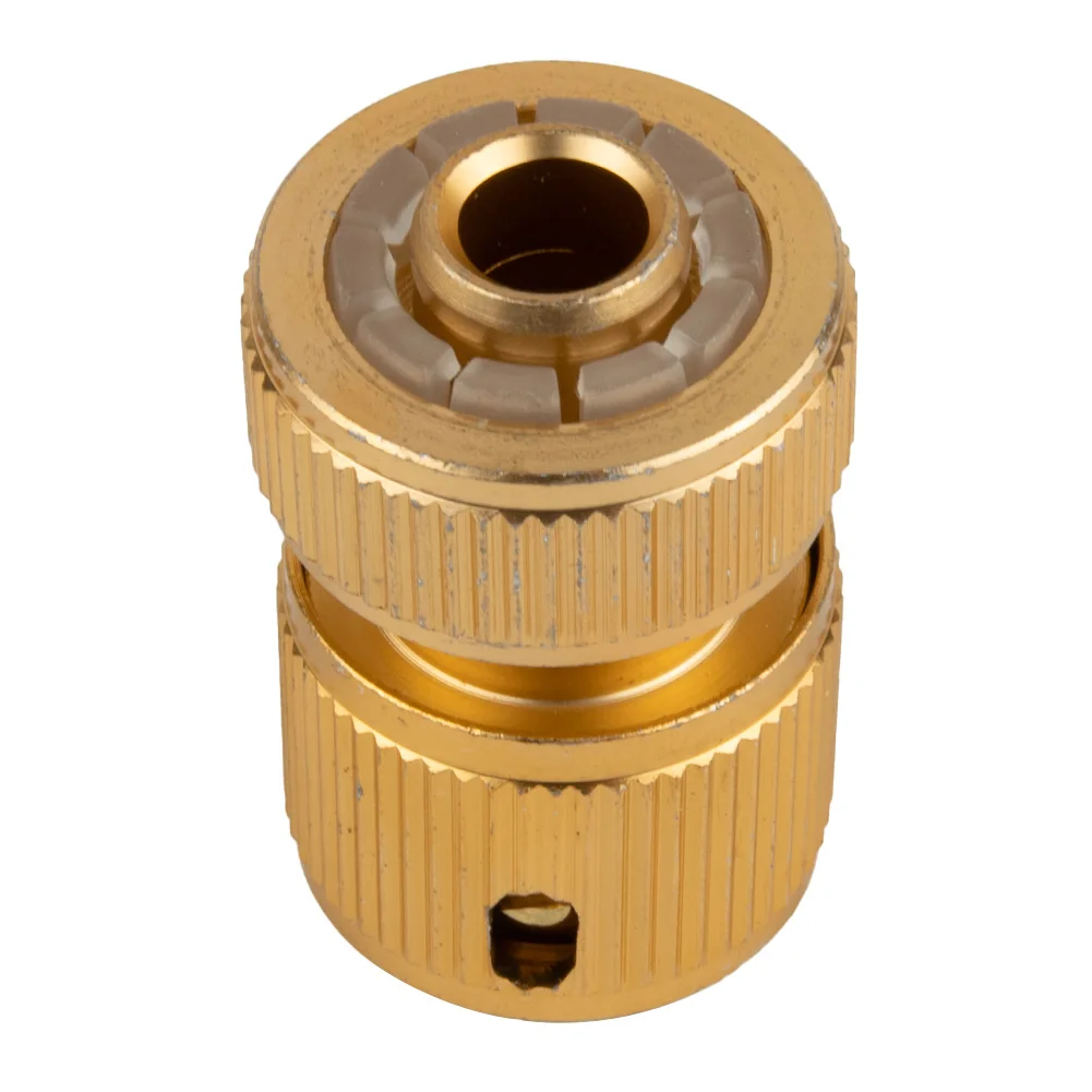 

4 Point Garden Watering Hose Tap Adaptor 1/2 Inch Quick Release Connectors Inside & Outside Taps For Hose Swivel Coupling System