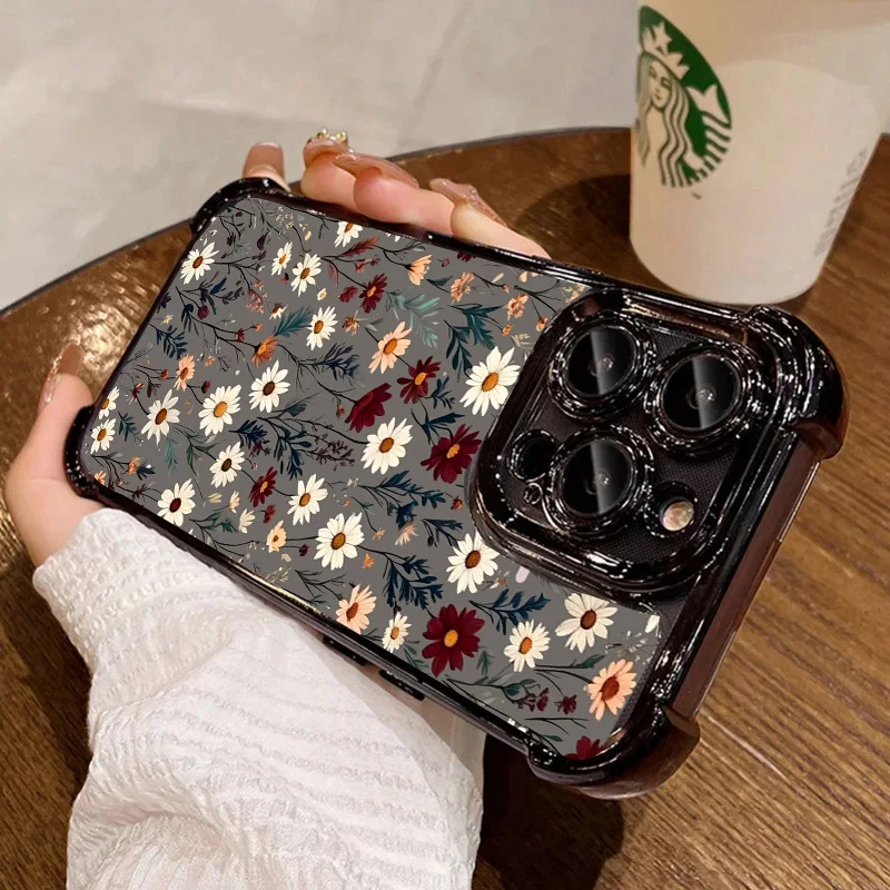 Фото Чехол Daisy для Xiaomi Mi 15 14 Ultra 14T 13 13T 12 12S 12X 11 Lite CIVI 5 4 3 POCO X7 X6 X5 X3 F5 M6 M3 4G Pro 5G POCO F4 №4
