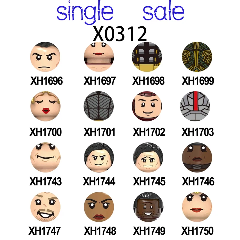 

X0312 Heros Batma Wonder Superm Puzzle Model Building Blocks Moc Bricks Cartoon Figures Block Assembling Set Diy Home Toys Gifts