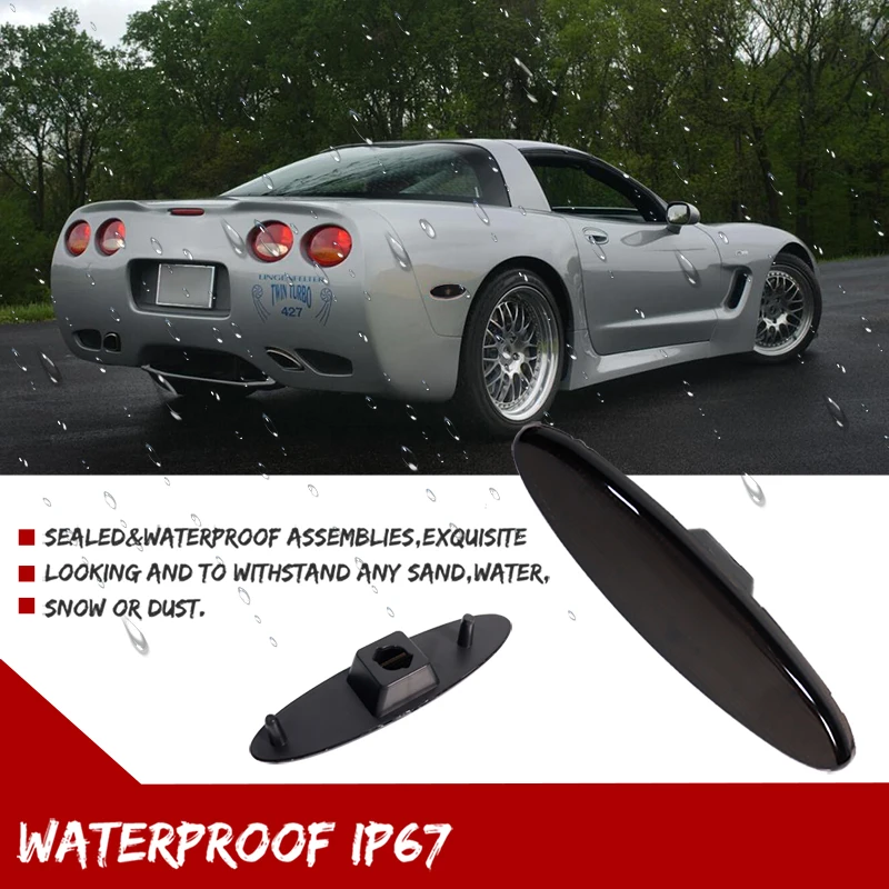 Копченая линза для автомобильного заднего бампера бокового брызговика оболочки