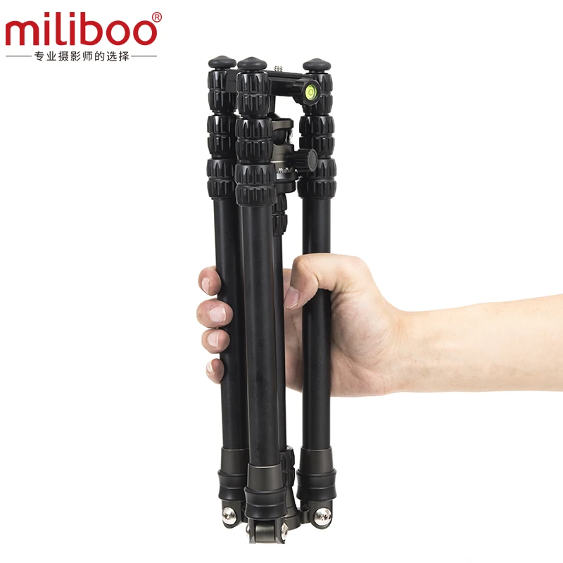 

Miliboo MEA портативный алюминиевый легкий штатив для путешествий 52 дюйма/135 см поставляется с быстросъемной фотоголовкой для камеры Canon