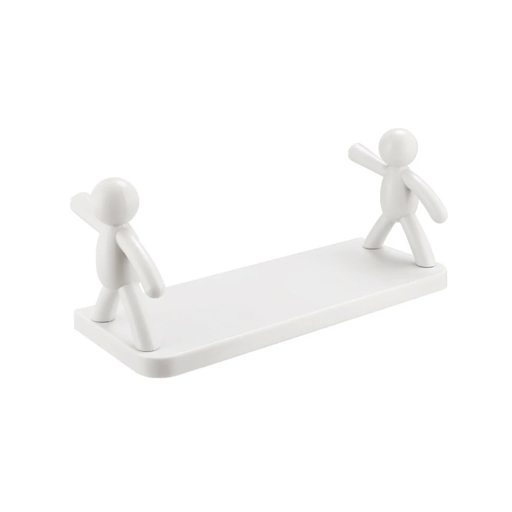 

Waterproof Bathroom Kitchen Shelf Wall Mounted Organizer Drill Free Cosmetics Holder Home Improvement with ABS Rack Accessory