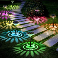 bright solar pathway lights color changingwarm white led solar outdoor waterproof garden lights for walkway yard lawn landscape