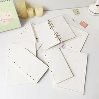 a5a6 loose leaf refill spiral binder notebook diary insert schedule organizer planner 45 sheets notes paper blank dot grid line