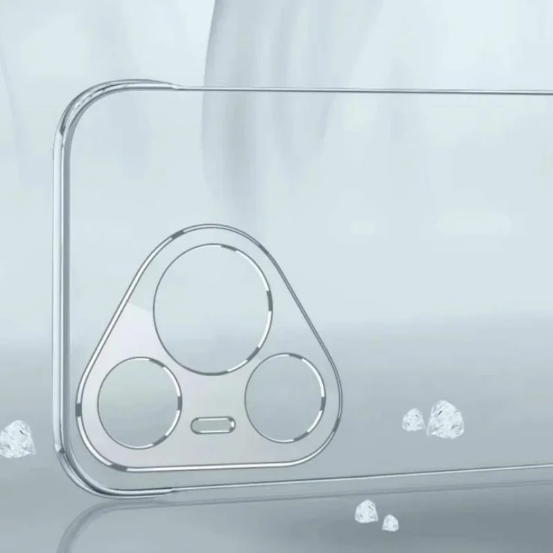 Бескаркасный прозрачный чехол с покрытием для телефона Huawei Pura 70 ультратонкая