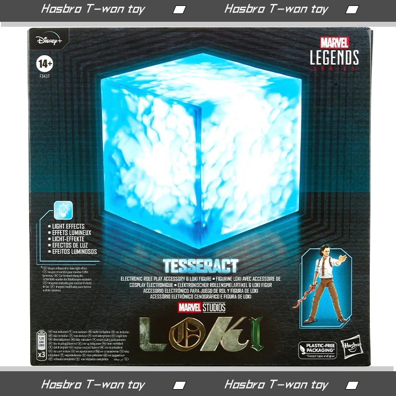 

Hasbro Marvel Legends Series Tesseract Electronic Role Play Accessory Marvel Studios Loki Roleplay Item and 6 Inch Loki Figure