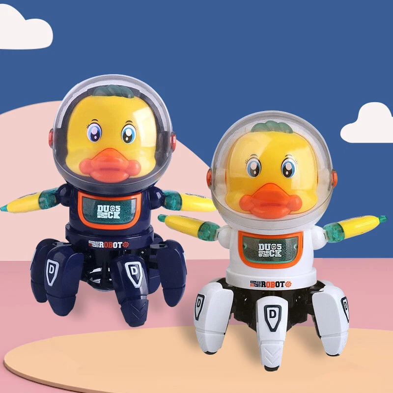 

Lights Music Robot Dancing Electric Six-claw Small 6 Robot with Children's Educational Toys Electric Toy Music